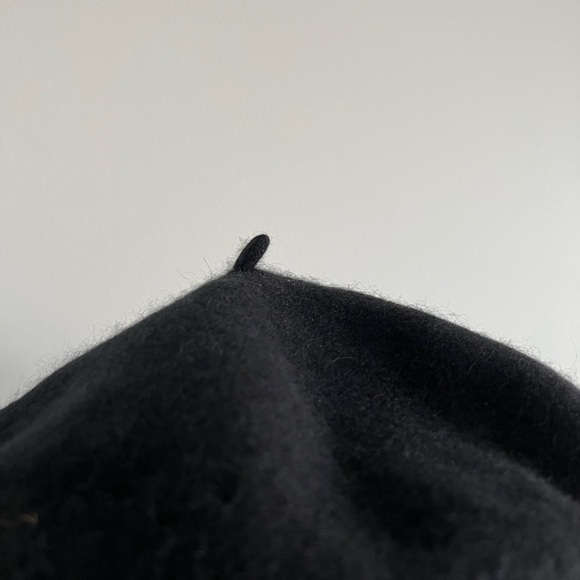Zara black wool beret - Picture 2 of 3